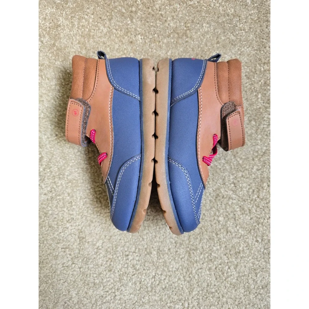 Stride Rite Munchkin Harry Boys Duck Boots Blue Brown Size 12M Little Boy‎
